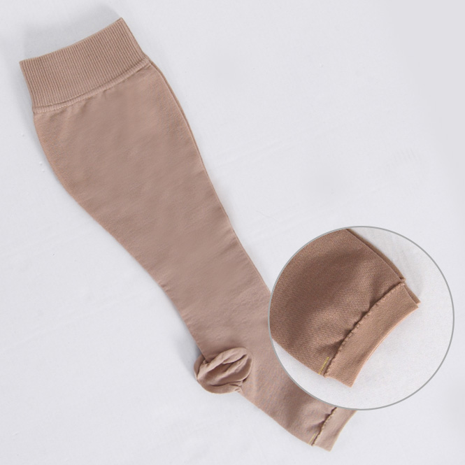 Calcetines descanso y compresión sin dedos sin costuras (280 Den.)