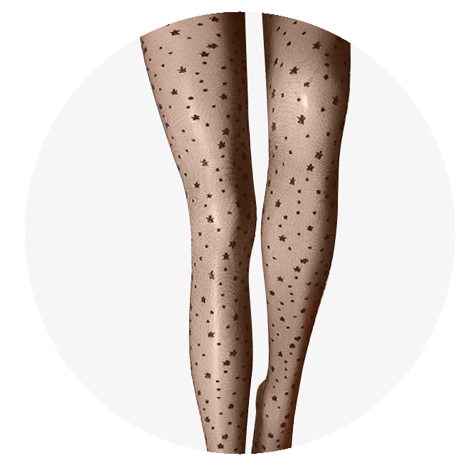 pantys estampados estrellitas