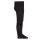 Leotardos lisos con lazo de terciopelo Negro Black
