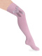 Calcetines altos sobre rodilla con lazo de raso largo Rosa Palo Rosewood